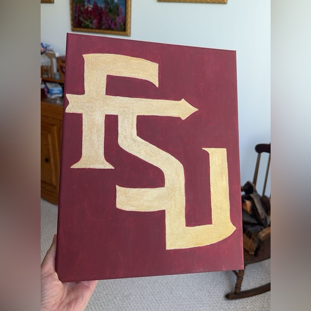 FSU handmade canvas painting